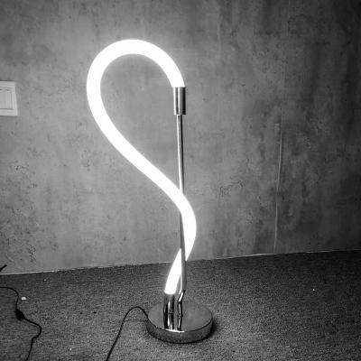 China Modern Aicco LED Neon Tube Crusive 12V LED Modern Neon Home Lighting Table Lamp For Hotel Project Dept 39116 for sale