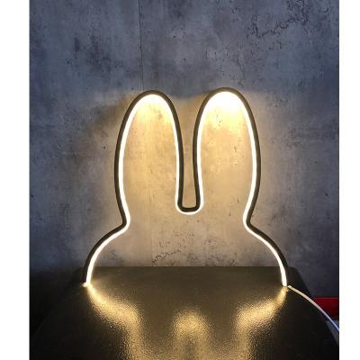 China Aicco Rabbits Bunny Ears Modern Children Kids USB Indoor LED Night Wall Lamp Lights Lighting for Bedroom 4961 for sale