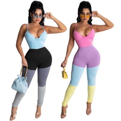 China Good Quality QUICK DRY Casual Women's Bodycon Corset Jumpsuit Lucky Label Jumpsuit for sale