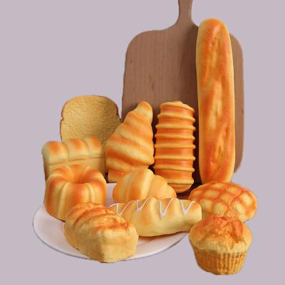 China Silicone Purse Toy Emulation Food Bread and Breakfast Food Toys Stir Toys Relaxing Sensory Restless Person Toy Decorations Newborn Baby Photography for sale