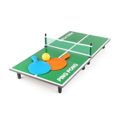 China Doc's quick sale. Toy Boy Structures Toy Wooden Ping Ping Ping Pong Table Mini Sports Portable Ping Pong Board Game For Eco-friendly Material for sale