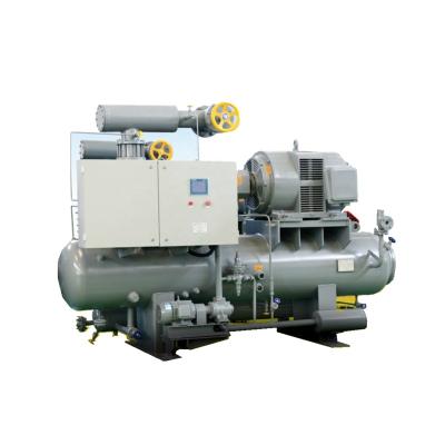 China Refrigeration Parts Two Stage Ammonia Compressor Unit Screw Refrigeration CO2 Compressor Units for sale