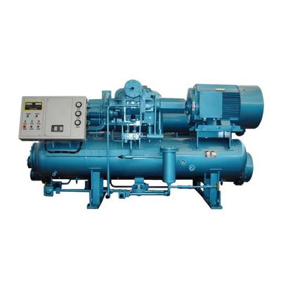 China Restaurant Dual Stage CO2 Screw Refrigeration Screw Compressor, Industrial Refrigeration Units for sale