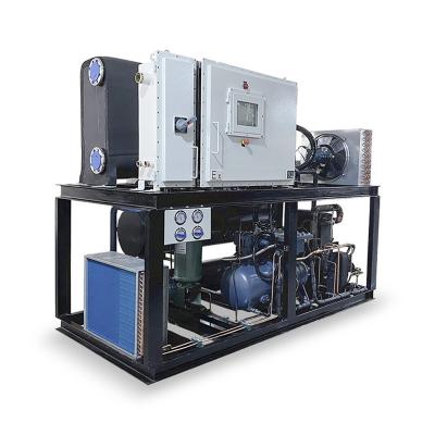 China Restaurant Industrial NH3 Screw Refrigeration Screw Compressor , Industrial Refrigeration Units for sale