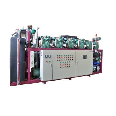 China Restaurant Stand Condensing Unit With Multi Compressors Parallel Refrigeration System Of Piston Or Screw Types for sale