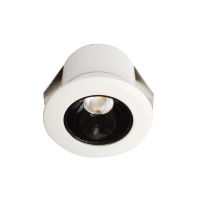 China 3W recessed led mini spotlight white switch /triac dimmable led spotlight 1W 2W 30mm diameter recessed downlight for sale