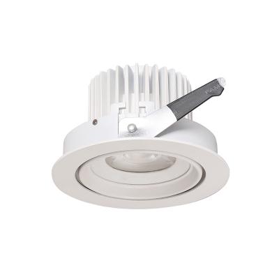 China 25W adjsutable recessed led downlight cutout95mm CRI90 indoor cob led spotlight adjustable led downlight for sale