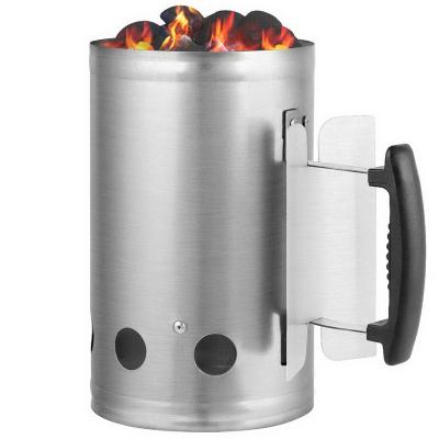 China Adjustable Height BBQ Charcoal Chimney Starter BBQ Lighter for sale