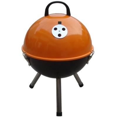 China Adjustable Height Quality Mini Football Ball Portable Charcoal Barbecue Grill for sale