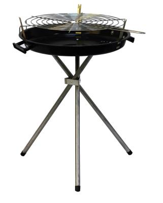 China Outdoor Camping Adjustable Height Round Barbecue Portable Charcoal Grill for sale