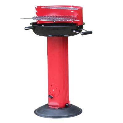 China Height Adjustable Pedestal Barbecue Vertical Grill , Barbecue Stands--BQ17001R for sale