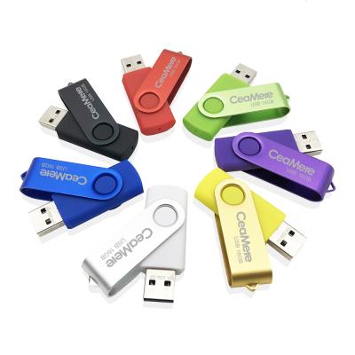 China Bulk Metal Ceamere C14 Swivel Metal USB 2.0 3.0 Flash Pen Drives 4GB 8GB Memory Stick 32GB 128GB 16GB Custom Flash Pendrive USB Stick for sale