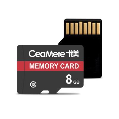 China Ceamere Plastic Red Stripe 8GB Mini TF SD Cards Cartao De Memoria 16GB 32GB 64GB 128GB 256GB 8GB TF Micro High Speed ​​Memory Card for sale