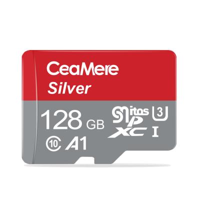 China Wholesale Ceamere Memory Plastic Silver Micro High Speed ​​Flash Card 512GB 64GB 128GB 256GB 32GB 16GB TF SD Micro SD Cart for sale