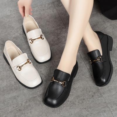 China Factory Price Fashion Massage Gently Walking Leather Upper Women Casual Shoes Ladies Comfortable Shoes for sale