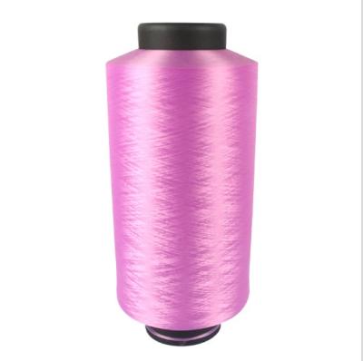 China Antistatic 100% Polyester DTY Filament Glitter Dope Dyed 150D / 96F Colors for sale