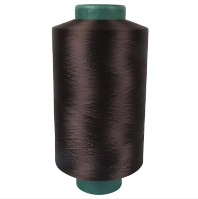 China 75/72 filament sim 100 heat resistant dope dyed dty polyester yarn for circular knitting for sale