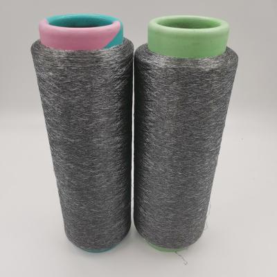 China 100% dty Heat Resistant Yarn Polyester 75d Black + Bright Polyester Yarn fdy 75d/36f for sale