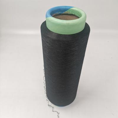 China 150D/48F Heat Resistant ACY With 40D Polyester Spandex Air Covered Yarn For Denim for sale