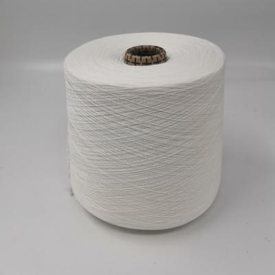 China Low Shrinkage Core Spun Raw Yarn 10S+70D TC 70 Polyester 30 Cotton Roving for sale