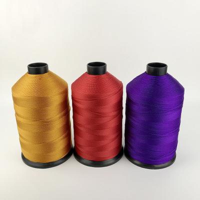 China High Tenacity 250D/3 High Tenacity 100% Polyester Filament Sewing Thread for sale