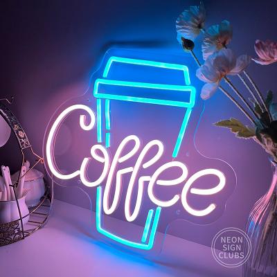 China Custom Other Coffee Neon Sign LED Neon Light Light Art Wall Sign for Beer Bar Club Bedroom Hotel Cafe Wedding Birthday Party Gifts for sale