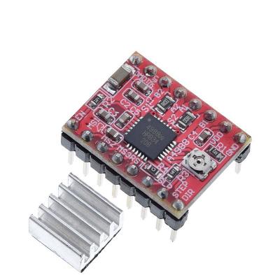 China 3D Printer Parts Reprap Stepper Driver Stepper Motor Driver A4988 DRV8825 Microstep Stepper Motor Driver Board With Radiator Stepper Motor Driver A4988 for sale