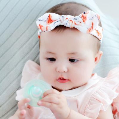 China Wholesale Cloth Children's Hair Band 3 Pieces Set NEW European and American Bowknot Ear Baby Hair Band Headband Set for sale