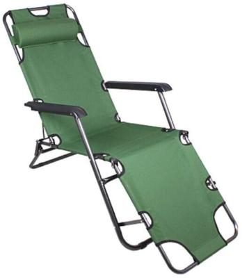 China Modern Folding Beach Chair Nap Lounger Anti-slip Non-slip Recliner Suitable For Patio Garden Family Pool for sale