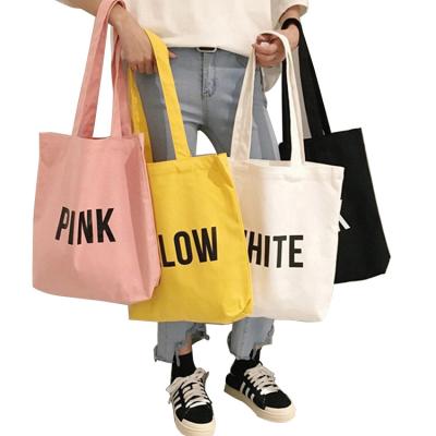 China Eco-friendly Customized Logo Printed Promotional Cheap Organic Empty Cotton Tote Bags Canvas Empty Tote Bag for sale