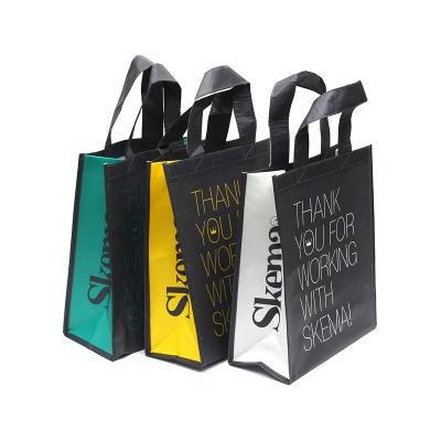 China Economic eco-friendly custom design fashion rpet high quality luxury shopping bag, eco-friendly reusable supermarket bags for sale