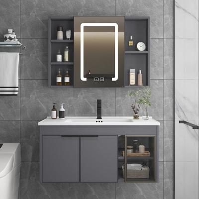 China Environmental Friendly 23inch or 47inches Bathroom Cabinet Modern Bathroom Furniture Toilet Vanity Set for sale