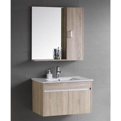 China Modern RV Bathroom Stainless Steel Wall Hung Basin Vanity Cabinet Units With Sink for sale