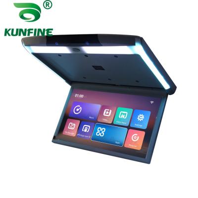 China 12.5 Inch Flip Down Screen Overhead Multimedia Ceiling Roof Mount Display Car TV Two Way IPS Video Input Car Roof Monitor Android Video Player for sale