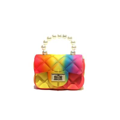 China Hot Selling Mini Jelly Bag Candy Color Diamond Purse Diamond Cross-Body Cross-Body Bag Chain Bag Fashion Small Square Bag Hot New for sale