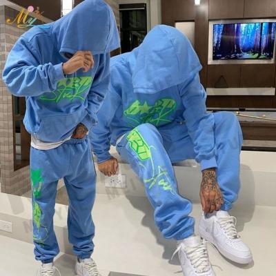 Κίνα 4xl 5xl Γυναίκας Ειδικό 3D Puff εκτύπωση hoodie φόρεμα γυμναστικής ανδρών Joggers Set ανδρικό στυλ προς πώληση