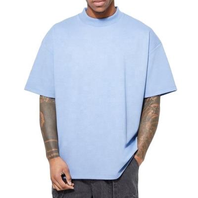 China Heavyweight T Shirt Blanks Wholesale Jersey Fabric Oversize Drop Shoulder Tshirt 300 Gsm Blank Plain Tee for sale