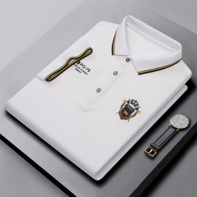 China Print Custom Uniform Golf Polo Shirts in Jersey Fabric for Golf Business Uniform for sale