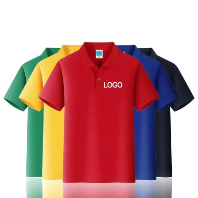 China MACTING Polo Shirt for Men Custom Design Short Sleeve Cotton Polyester Golf Uniforms for sale