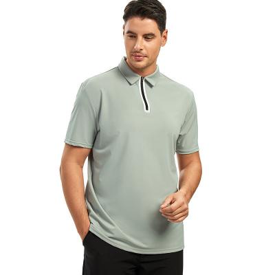 China Customized Colorful Golf Polo Shirts Quick Dry Fit Mens Plain Uniform with Logo Print for sale