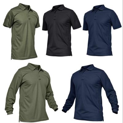 Chine T-shirts pour hommes de golf à performances rapides et sèches Uniforme avec chemise de polo brodée sur mesure à vendre