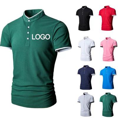 China Gepersonaliseerde katoenen polyester polo shirts voor casual dagelijks leven gebreide stof ontwerp Te koop