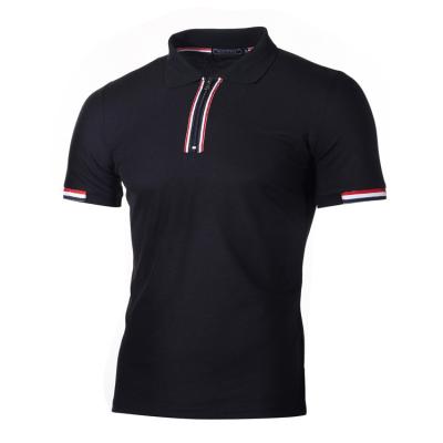 China MACTING Custom Men's Half Zip Polo Shirts Colorful or Customized Casual Sport Boys Tshirts for sale