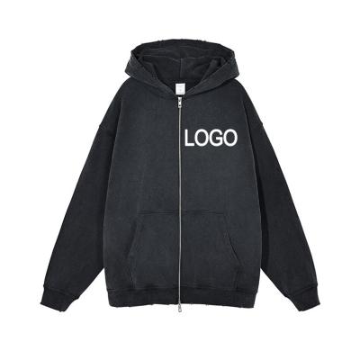 China Colarinho alto zip up Hoodie suéter 3d impressão puff roupas de rua pulôver masculino estilo manga regular à venda