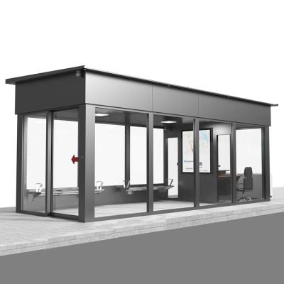 China City outdoor furniture outdoor bus station with metal hardware for sale for sale