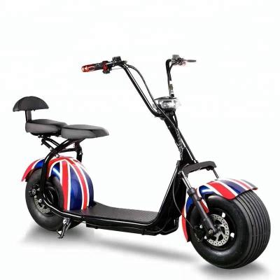 China Hot Sale 60v 1000w Good Quality Off Road Unisex Electric Scooter 2 Wheels Electric Scooter Tricycles for sale