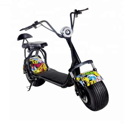 China Big Wheel 20AH Battery Scooters Long Range Adult Electric Scooters Citycoco 60-80km Both Wheel Scooter For Adult A3 for sale