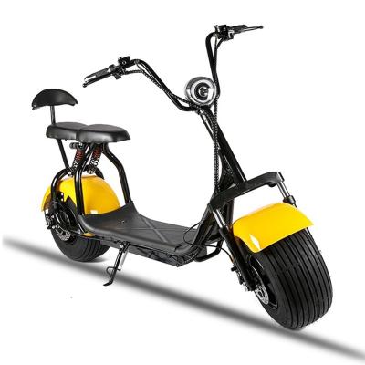 China 2 Wheel 1000w 60v 12ah Lithium Battery Electric Scooter City Cocos With Fat Bike A3 Tire for sale