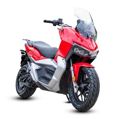 China Hot Sale Good Quality Large Volume Battery Motorcycle 70-105km/h Adult ADV Off Road Electric Motorcycle 130/70-12inch Vacuum Tire for sale