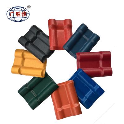 China China Modern Famous Brand Building Material Synthetic Resin Roof Tile With ASA High Quality Resistance Film Life Time 30 Years for sale